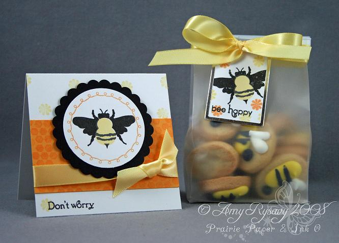 {SUPPLIES}<br />
<br />
STAMPS: Honey Bees, Border &amp; Corners {Circles} sets.<br />
<br />...