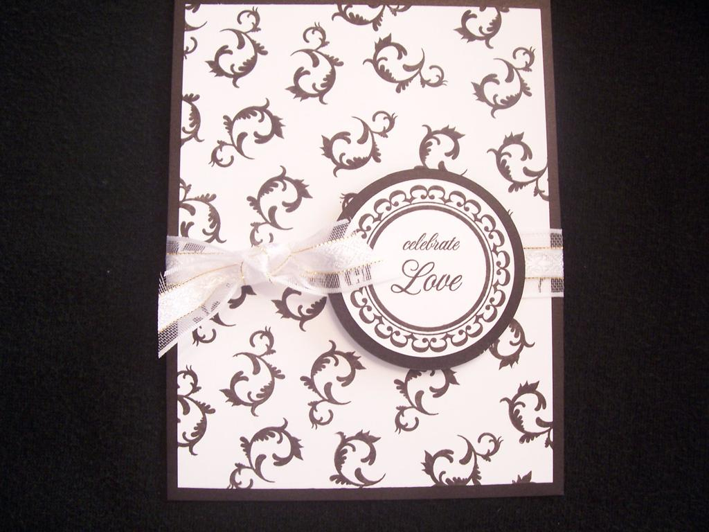 Wedding Day. Playing around with making my own background paper