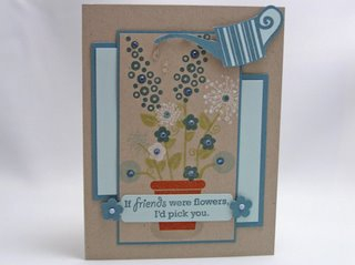 Stamps: Green Thumb<br />
Papers: Kraft, Soft Sky, Blue Bayou<br />
Inks: Soft Sky, Blue...