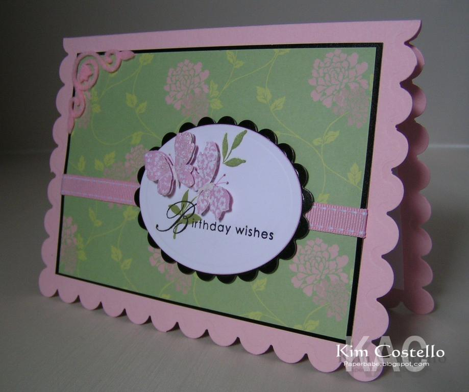 Paper: Laura Ashley contemporary, black &amp; white card stock<br />
Die&#039;s: Cuttlebug...