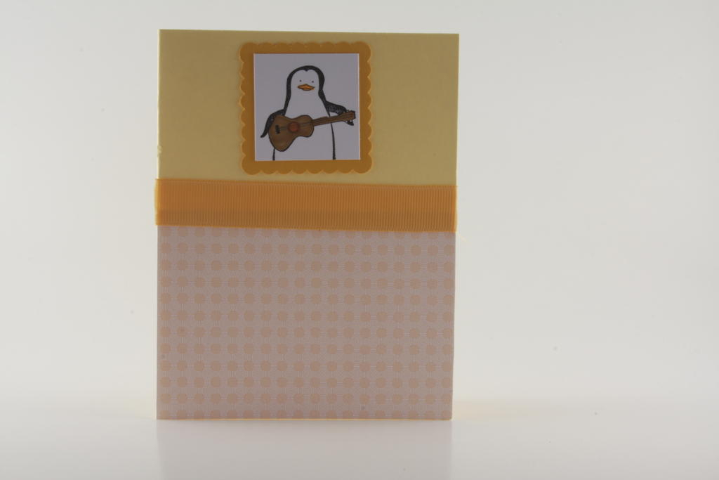 Stamp from Memory Box Co.  All papers and ribbon from PTI.  Lemon Tart and Summersunrise.