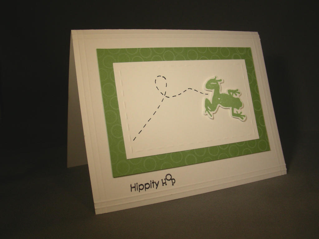 This is my entry for the May Blog Hop where Nichole challenged us to use scoring on our cards....