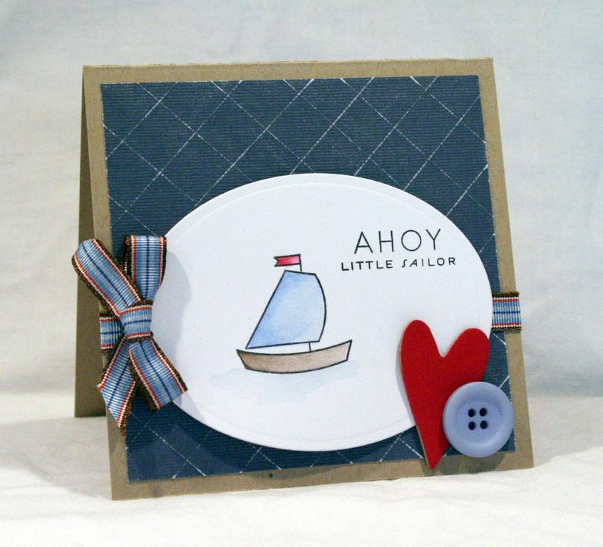 I was inspired by the Blog Hop and scored the background. I used white-core cardstock and a...