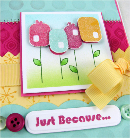 Just Because Detail<br />
Stamps: Mod Squad, Polka Dot Basics II<br />
Cardstock: Stampers...