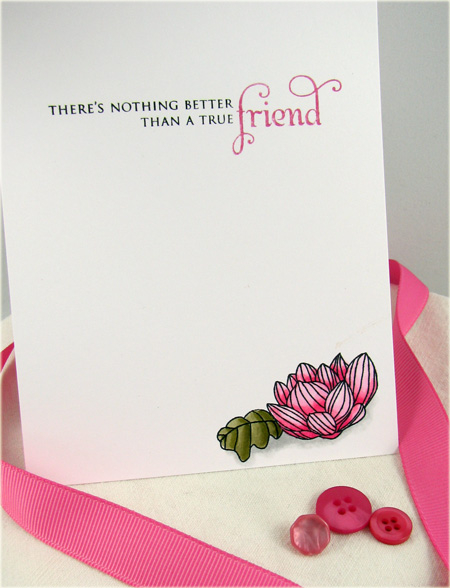 True Friend Blooms Inside<br />
Stamps: In Bloom<br />
Cardstock: Hibiscus Burst,...