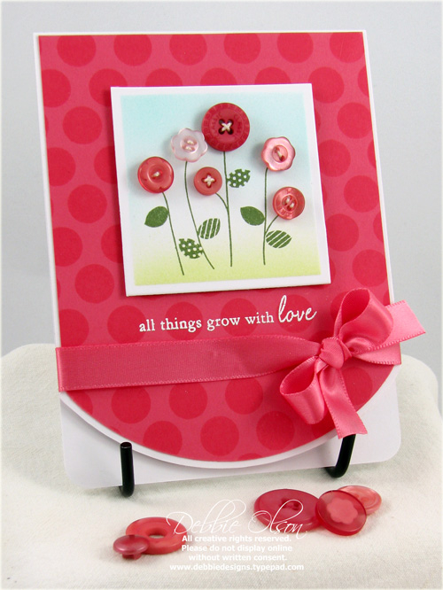 Button Love<br />
Stamps: Everyday Button Bits, Polka Dot Basics II<br />
Cardstock:...