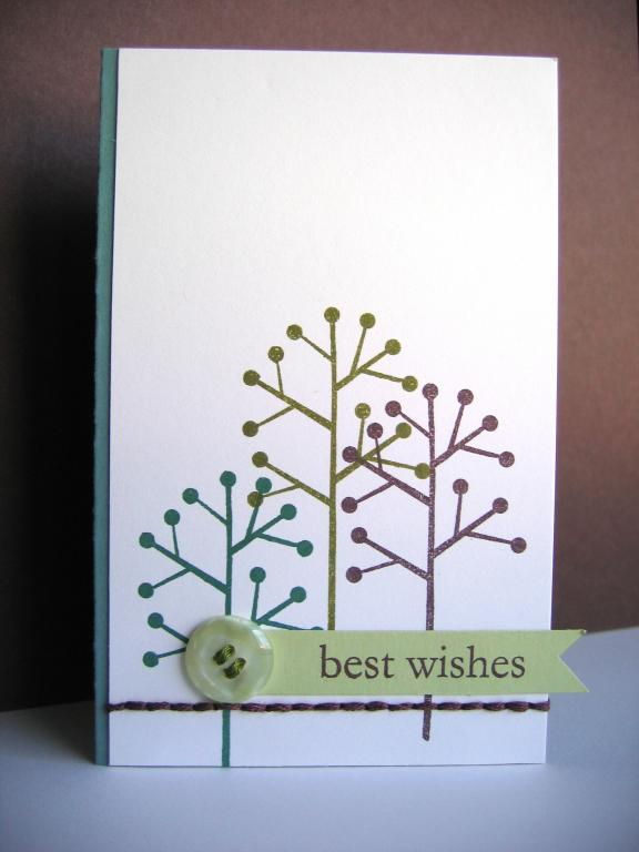 This card measures 3.5" X 5.5"<br />
<br />
Stamps:  Beyond Basic Borders<br />...
