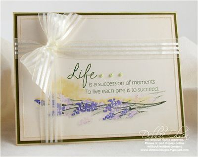 A Succession of Moments