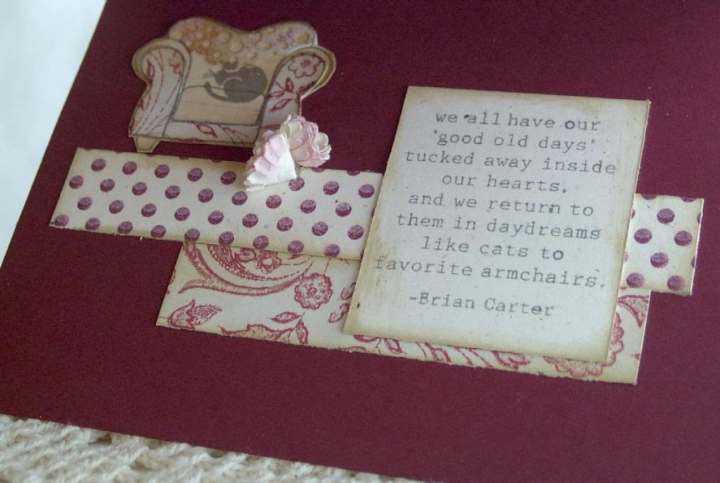 Papertrey Ink Supplies Used:<br />
Stamps:<br />
Polka Dot Basics II<br />
On My Couch and...