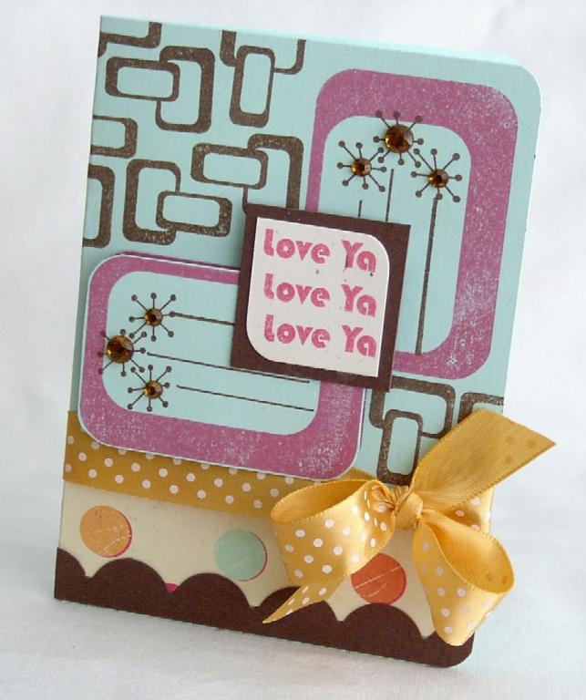 Papertrey Ink Supplies Used:<br />
Stamps:<br />
Mod Squad<br />
Cardstock:<br />
Spring...