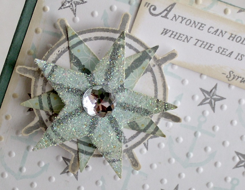 Papertrey Ink Supplies Used:<br />
Stamps:<br />
Polka Dot Basics II<br />
Out to Sea<br />...