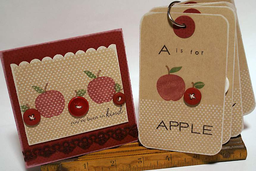 stamps: Everyday Button Bits, Polka Dot Basics 2, Simple Alphabet, Fresh Alphabet, Borders &amp;...