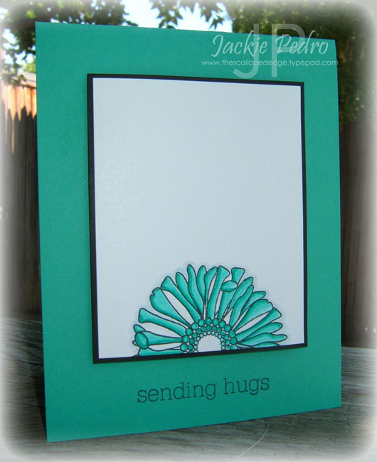 Stamps:  Friends &#039;Til The End<br />
Paper:   Basic Black, Textured White, Bermuda Bay...