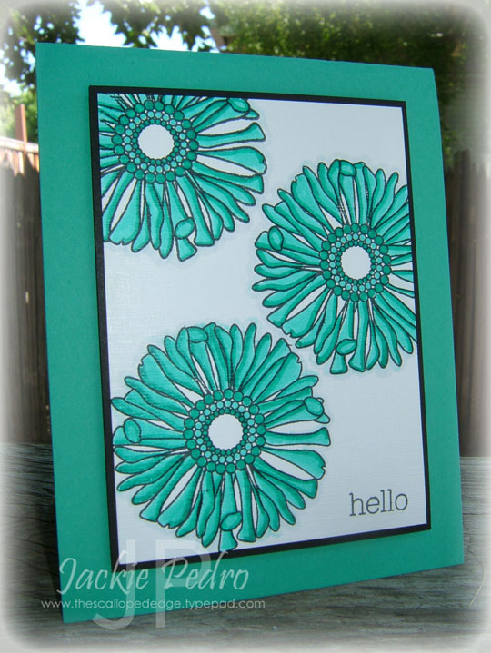 Stamps:  Friends &#039;Til The End<br />
Paper:   Basic Black, Textured White, Bermuda Bay...
