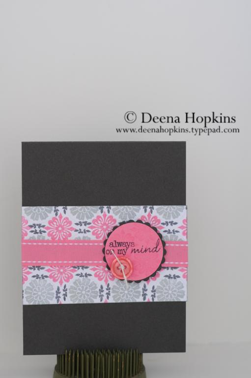 Smokey Shadow, Hibiscus Burst and Soft Stone. Stamps are Guide Lines 2.