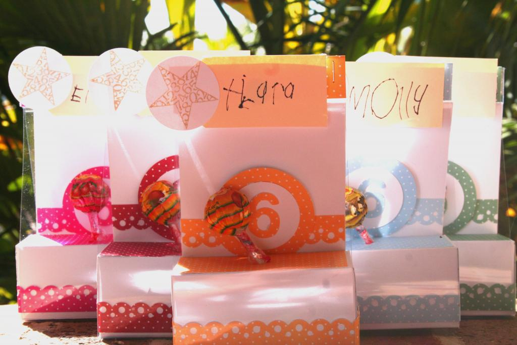 Birthday Invites made using TT and Bitty Dot.