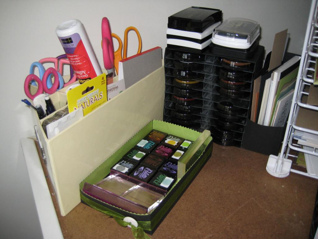 I used a few bits of timeless templates to round out my storage for supplies I keep immediately...