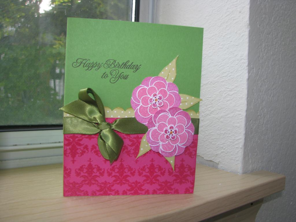 Stamps: Damask Designs, Everyday Classics- PTI<br />
Ink: hibiscus burst, ,Raspberry fizz,- PTI...