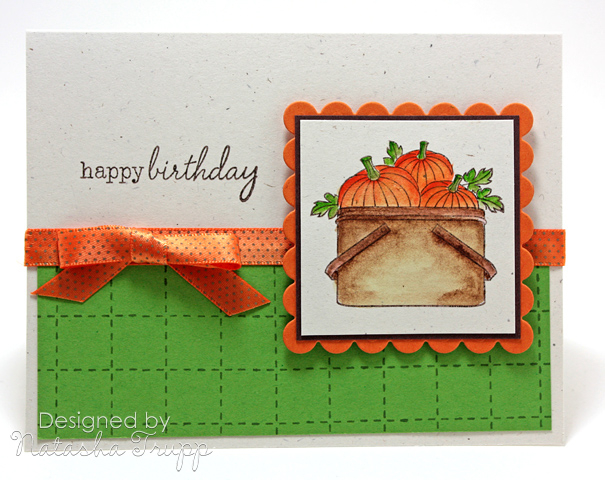 I was in the mood the do a bit of watercolouring. The rustic papers take watercolours quite nicely!
