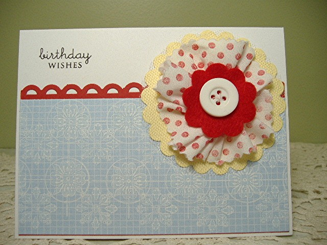 Stamps:  Polka Dot Basics I; Guidelines II; Mego Mixed Messages<br />
Ink:  Pure Poppy; True...