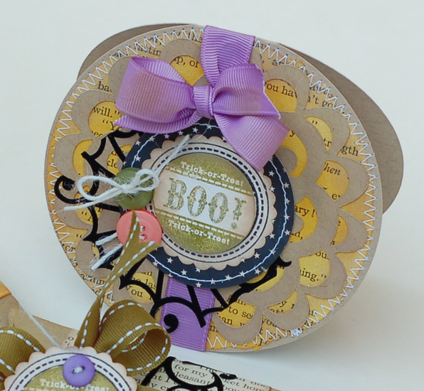 Stamps:  2009 Halloween Tags<br />
Ink:  Summer Sunrise, Ripe Avocado, True Black<br />...