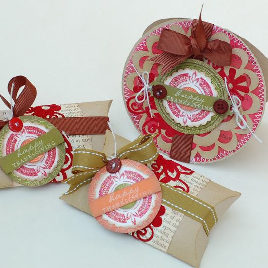 Stamps:  2009 Autumn Tags<br />
Ink:  Pure Poppy, Vintage Cream<br />
Cardstock:  Vintage...