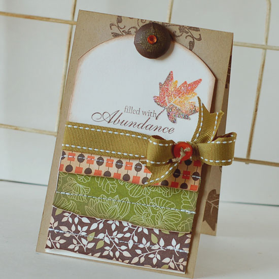 Stamps:  Fall Elegance<br />
Ink:  Dark Chocolate, Melon Berry, Summer Sunrise<br />...
