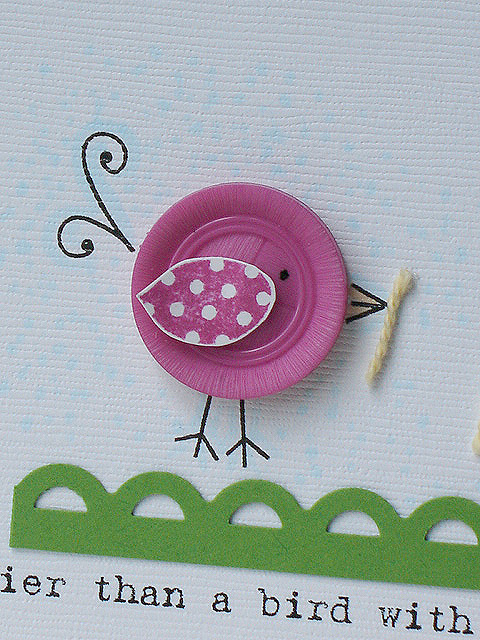 Here you can see the "fry" is a scrap of thread!