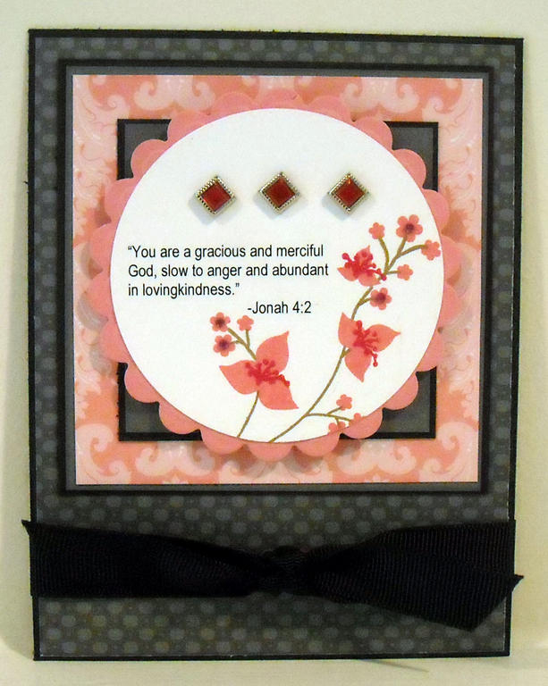 A card using Floral Fusion, a free set given out to attendees of the Craft Super Show who spent...