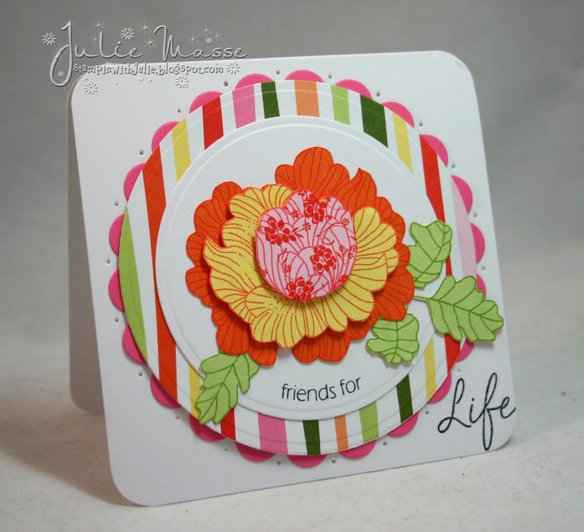 Another card made for the Dare to Get Dirty Challenges on SCS.  This one was an inspiration...