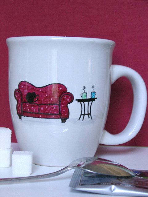 I stamped on Lazertran, colored the image with Copics (even the Colorless Blender worked...see...