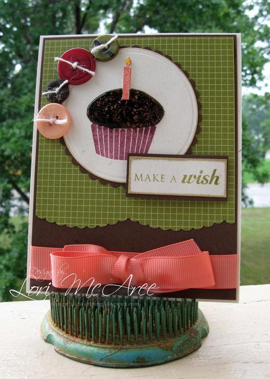 Supplies:<br />
Stamps: Papertrey Cupcake Collection<br />
Paper: Papertrey Rustic Cream, Dark...