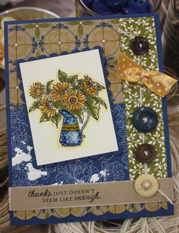 Stamps:  Autumn Abundance, Guide Lines<br />
Ink:  Ripe Avocado, Summer Sunrise, Enchanted...