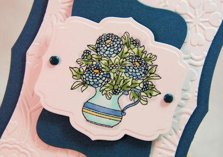 I fell in love with this particular image in the set! I wanted to keep my card clean and simple,...