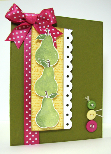 Fruitful Pear card