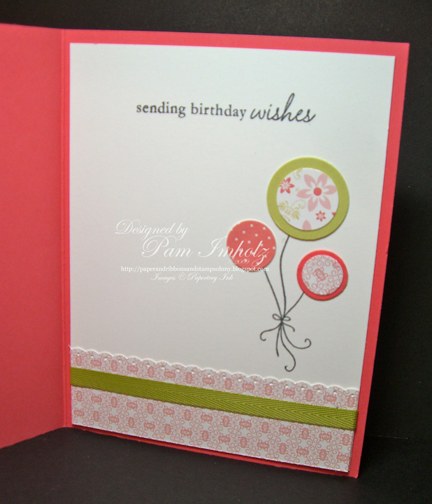 Inside of the card - love how I can use DP instead of buttons here.