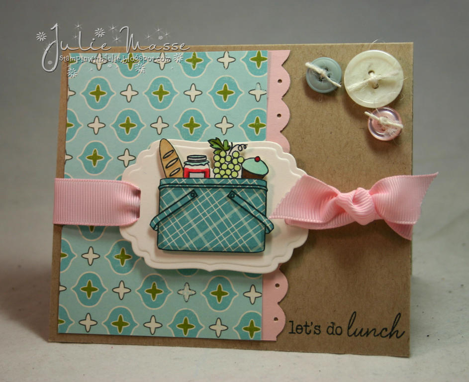 I finally got this adorable set at CHA and I LOVE it!!  I actually have a vintage tin picnic...