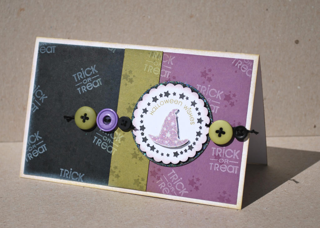 Stamps - 2009 Halloween Tags<br />
Ink - True Black, Fresh Snow, Ripe Avocado, Plum Pudding,...