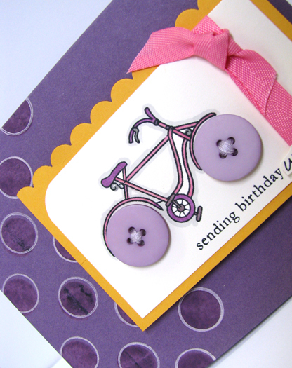 Close-up bike card