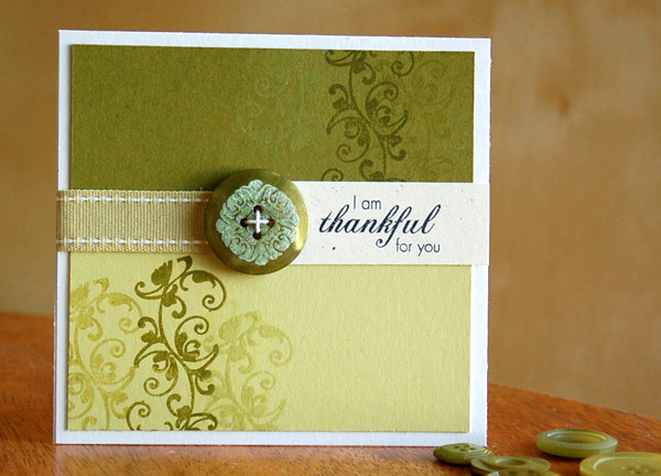 Hi!<br />
I used the Fall Elegance set to make this card.<br />
I am in love with the...