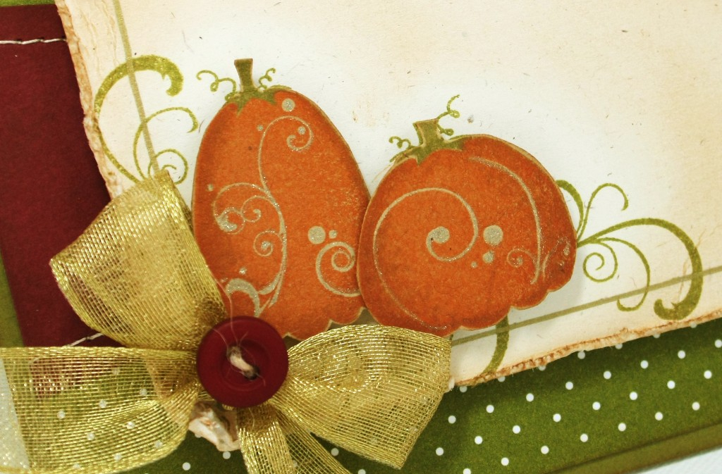 Stamps- Autumn Blessing<br />
Ink- Orangerie, Cognac, Ripe Avocado, Scarlet Jewel, Dark...