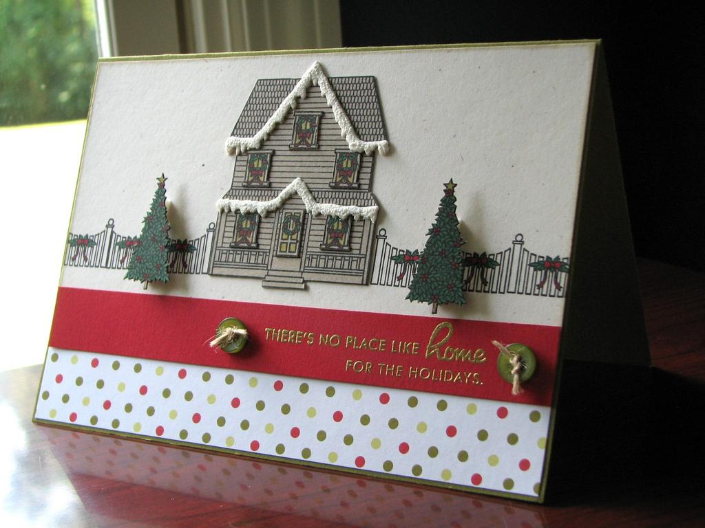 Stamps: Boards and Beams, Home for the Holidays (Papertrey Ink)<br />
Cardstock: Ripe Avocado,...