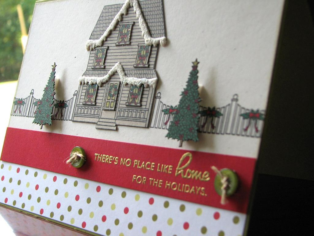 Stamps: Boards and Beams, Home for the Holidays (Papertrey Ink)<br />
Cardstock: Ripe Avocado,...