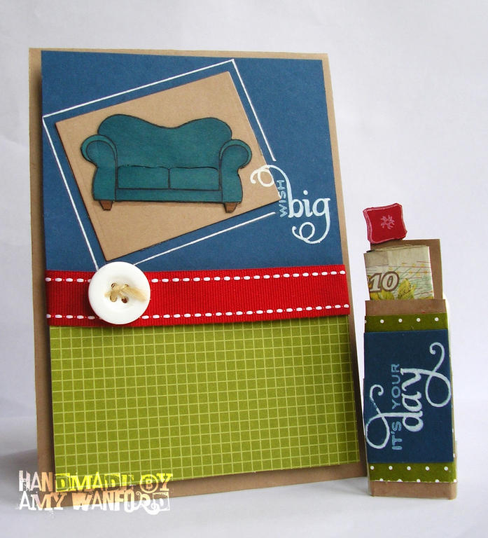 Money pocket removed from the card - so if you were feeling really generous you could change...