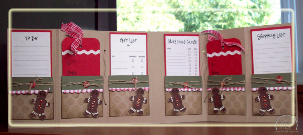 Fully Opened Christmas Organizer<br />
Stephanie Jake (http://papercrafterthoughts.blogspot.com)