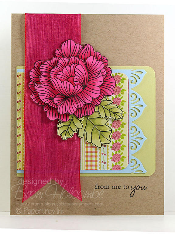 {From Me to You In Bloom}<br />
Stamp sets: In Bloom, Everyday Button Bits (sentiment)