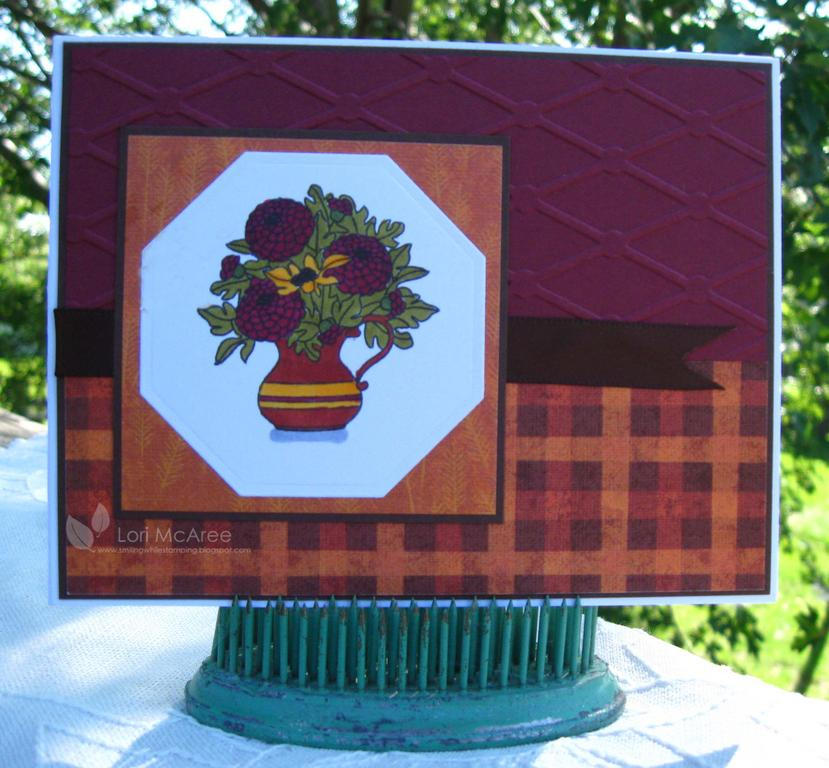 Supplies:<br />
Stamps: Papertrey Autumn Abundance<br />
Paper: Papertrey White, Dark...