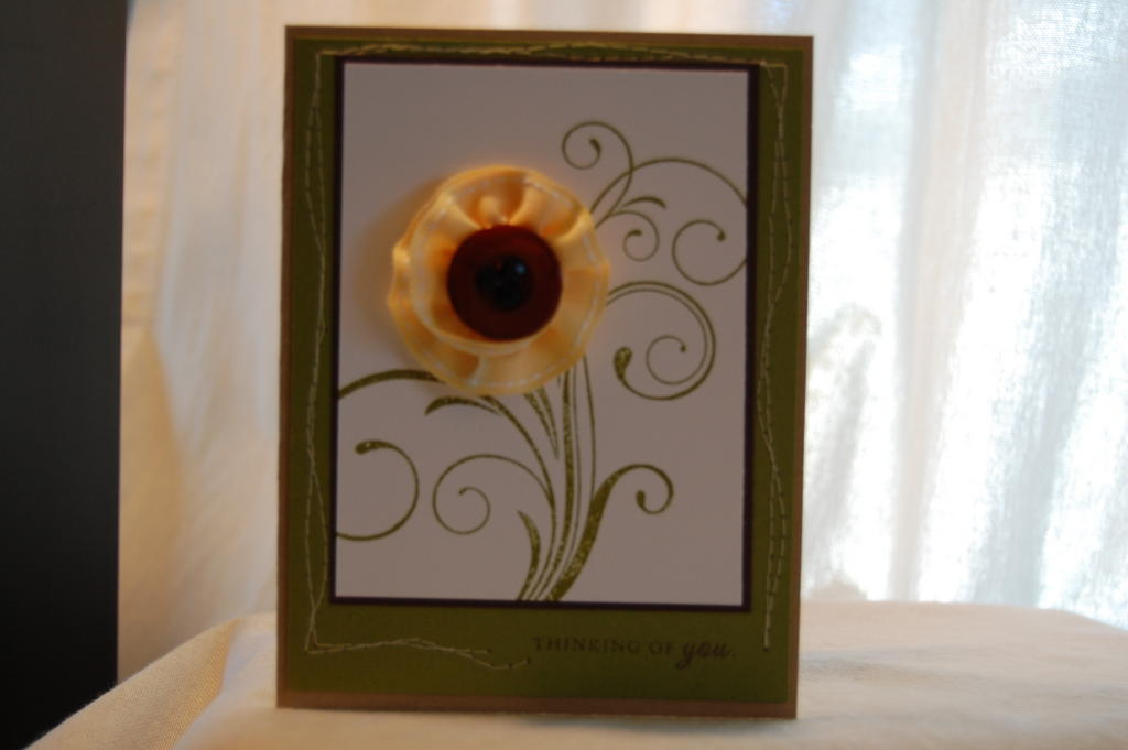 Ruffled Ribbon FLower