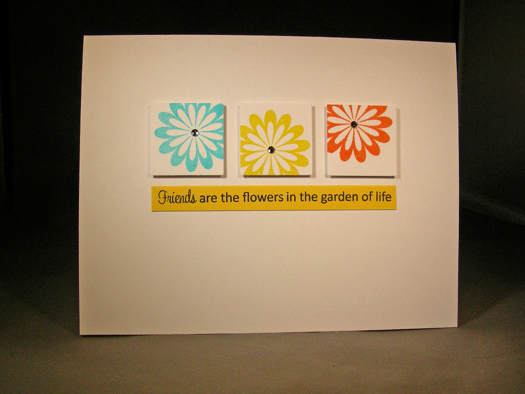 CAS flowers in boxes!!