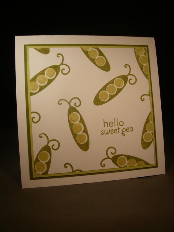 a baby card